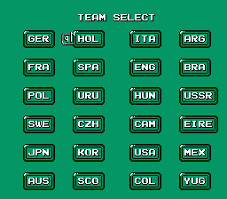 Konami Hyper Soccer screenshot 5 for NES